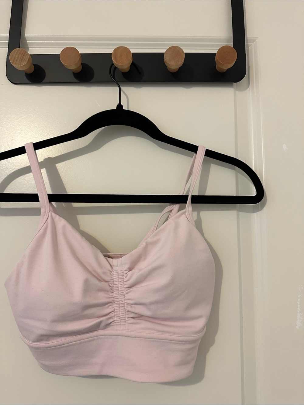 lululemon athletica Light Pink Ruched Bralette